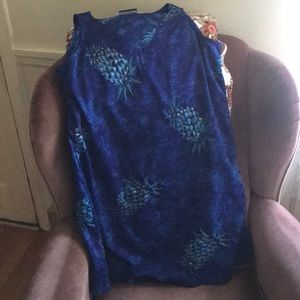 Pineapple silk dress